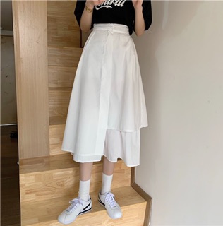 (BIGSIZE )Chân Váy Midi Cá Tính - Js244 Sẵn Trắng XL