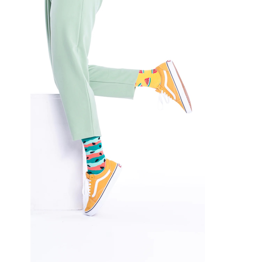 TẤT(VỚ) NAM NỮ MixMatched Sock tất hoạt hình họa tiết WATERMELON SPLASH