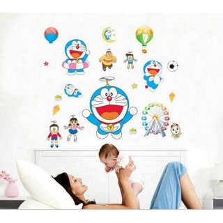 Decal dán tường doremon
