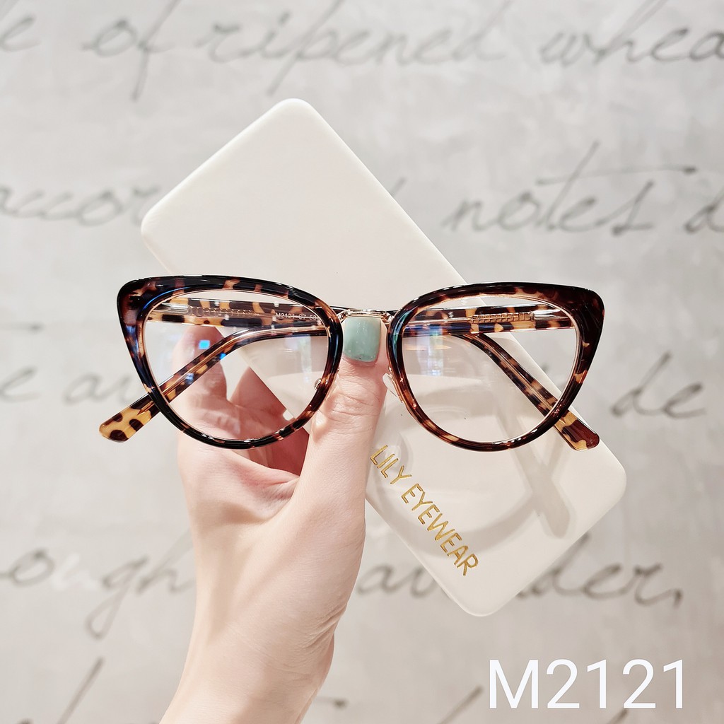 Gọng kính cận nữ LILYEYEWEAR mắt mèo sang chảnh tôn mặt M2121 | BigBuy360 - bigbuy360.vn