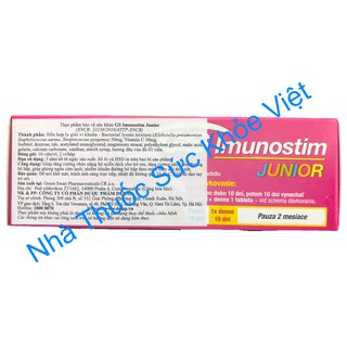 GS Imunostim Junior ✅( Hàng Chính Hãng 100%)
