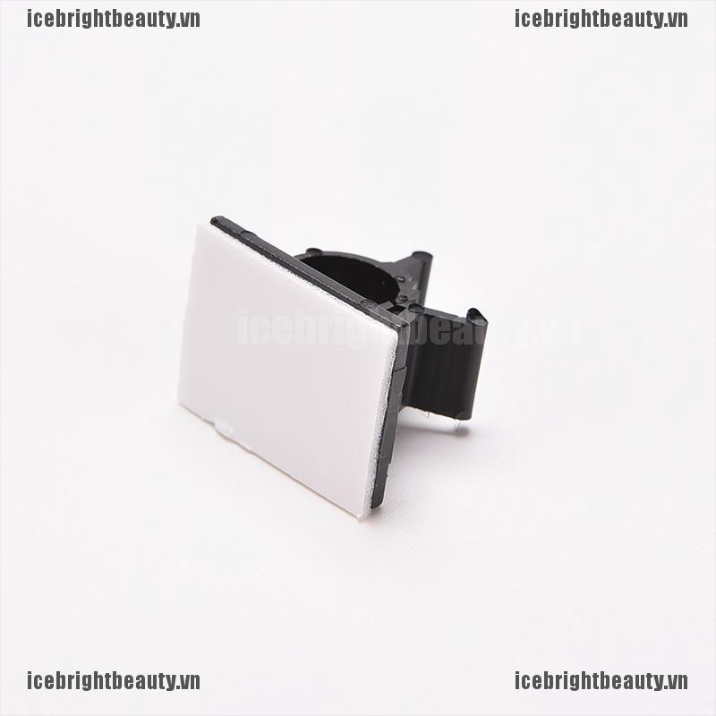Bộ 10 Kẹp Giữ Dây Cáp Bằng Nilon Màu Đen Có Thể Điều Chỉnh
