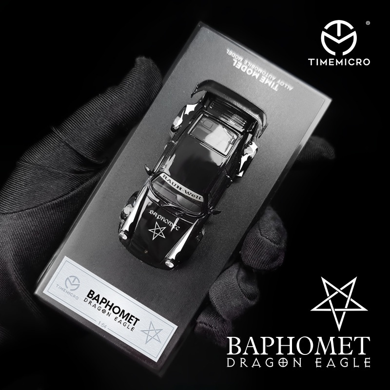 Mô Hình Xe Hơi Porsche RWB964 Demon Baphomet Tỉ Lệ 1: 64