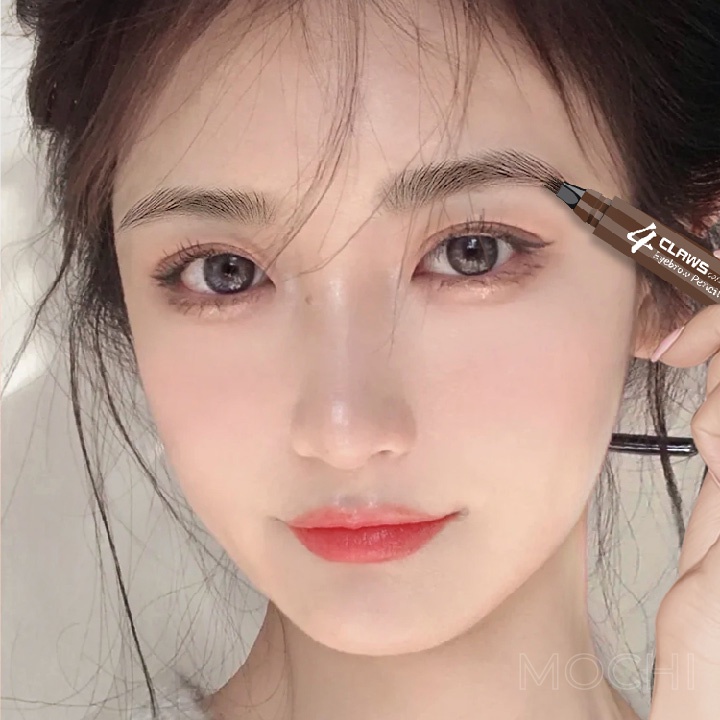Bút Chì Kẻ Lông Mày Phẩy Sợi 4D Cao Cấp l Kẻ Chân Mày Bền Màu l Lâu Trôi l Chống Nước Trang Điểm Makeup MOCHI SHOP
