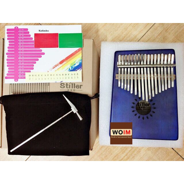 Đàn Kalimba Stiller Navy Giá Rẻ - Thumb Piano 17 keys - HÀNG CÓ SẴN