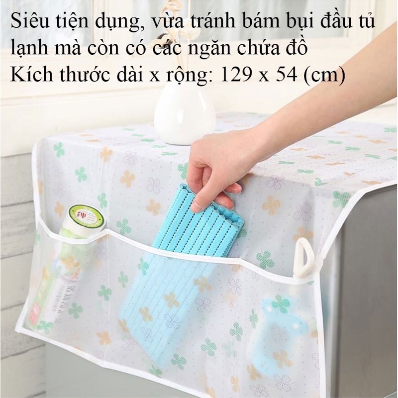 Áo trùm tủ lạnh 129x54 cm , hàng loại I