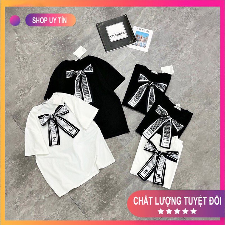 Áo Phông nữ ⭐[FREESHIP]⭐ Áo Thun Đính nơ khuy cài, chất liệu cotton thấm hút mồ hôi-cực đẹp-mẫu hottrend Mã TT09