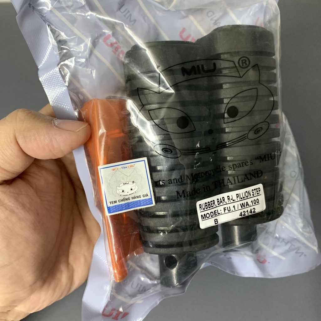 Cao su gác chân SAU HONDA FUTRURE 1/ WAVE 100, chính hãng MIU, hàng Thái Lan nhập khẩu 100% - cam kết chất lượng