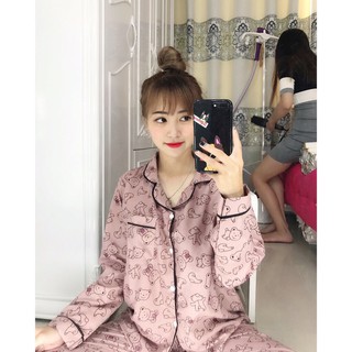 Bộ đồ ngủ pizama dài tay