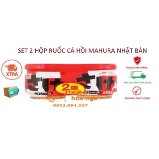 Set 2 hộp ruốc cá hồi mahura nhật bản cho bé ăn dặm