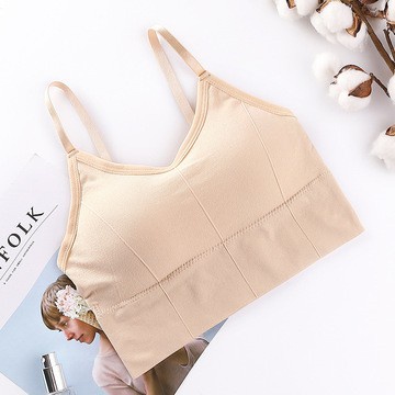 Áo lót ống không lộ đường may hở lưng thời trang thể thao cho nữ