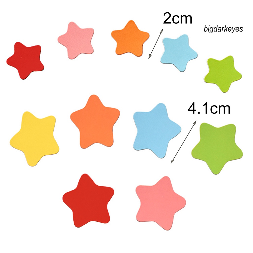 Nyt-set 20 Miếng Dán Nam Châm Hình Ngôi Sao Nhiều Màu Sắc Dễ Sử Dụng Đa Năng Dành Cho Trẻ Em Chơi Đường Đua