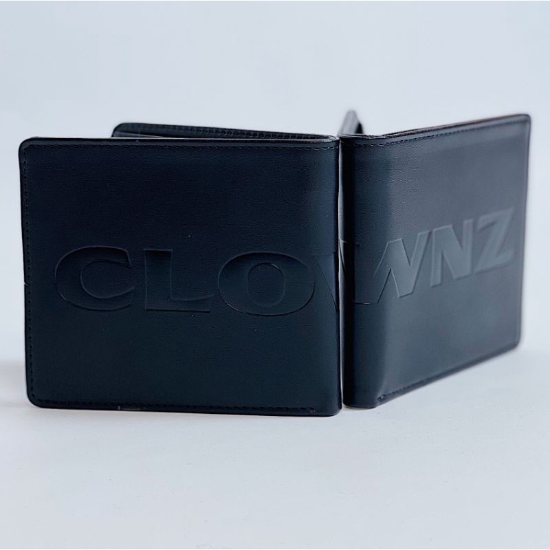 Ví da gập local brand Clownz new logo short wallet, bóp nam unisex cao cấp chính hãng