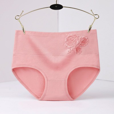 Quần lót gen bụng MS Mombaby, nâng mông in hoa 3D chất cotton