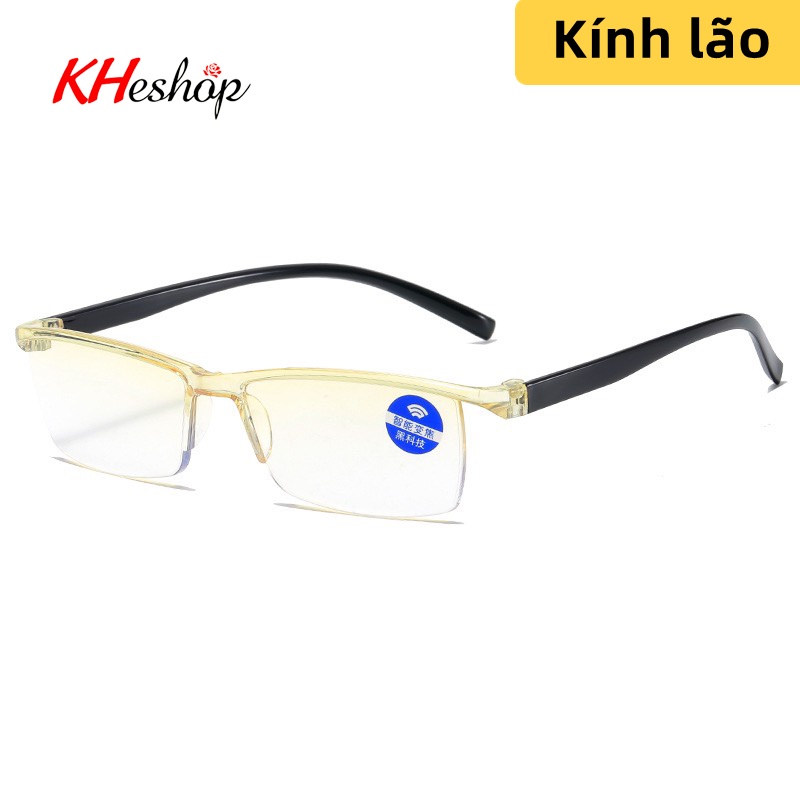 Kính lão Nam Nữ, tự động điều chỉnh tiêu cự, phù hợp mọi độ viễn thị,  chống ánh sáng xanh, chống bức xạ mã Y8636