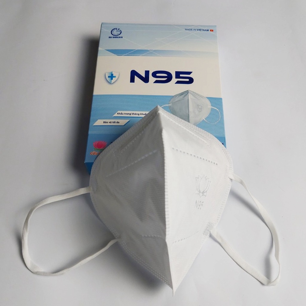 HÀNG TỐT - Khẩu Trang N95 1 Hộp Người Lớn Kháng Khuẩn Chống Bụi Mịn | 1 Hộp 10 Cái Chính Hãng Cửu Long | Đạt Tiêu Chuẩn | BigBuy360 - bigbuy360.vn