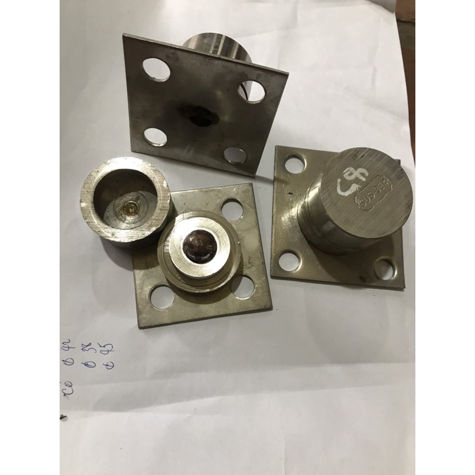 Bản Lề Cối Xoay Phi 42 Có Đế Bi- Trụ Xoay Inox 304