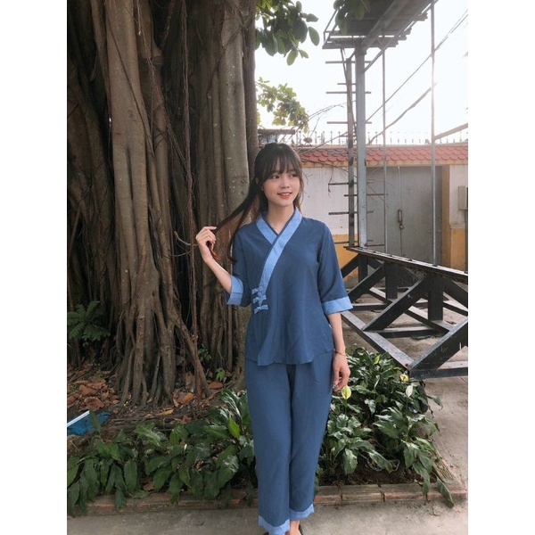 Bộ 3 nút vải tơ nữ