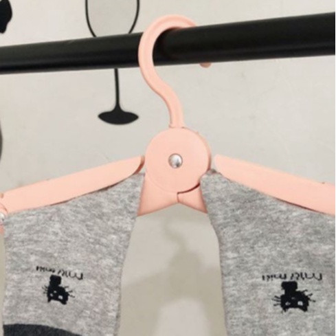 Móc Treo Quần Áo Gấp Gọn Đa Năng Phong Cách Bắc Âu