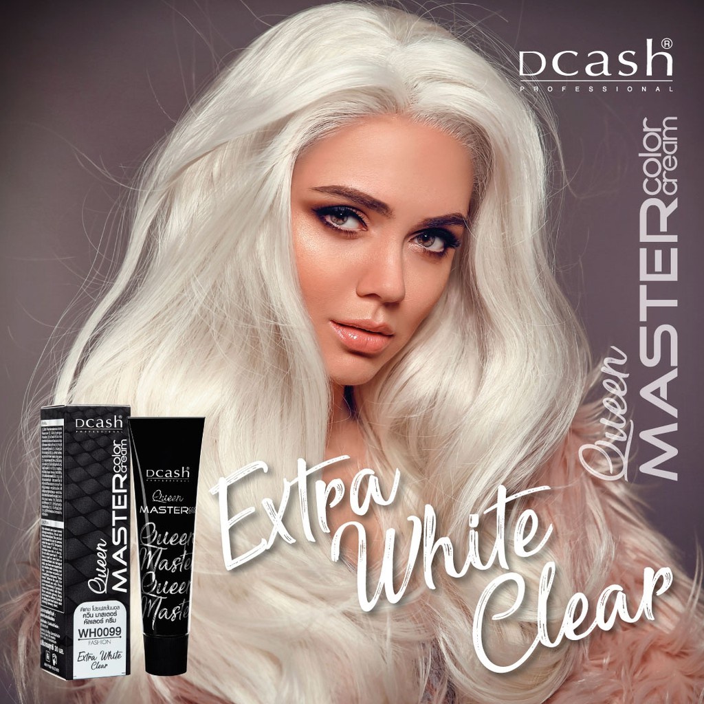 Kem màu nhuộm tóc đậm đặc Dcash Queen Master Color Cream 30ml - Thái Lan