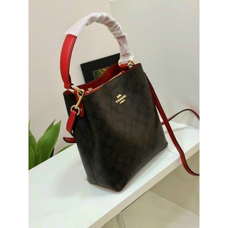 🎀 SẴN - TÚI COACH DA BUCKET 2312