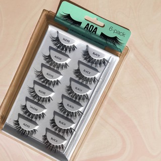 Set lông mi giả từ tóc thật 100% AOA Studio Eyelashes - Alexis 6-Pack