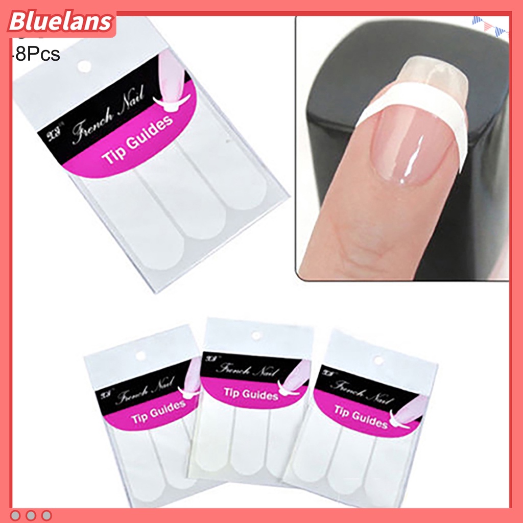 Bluelans♡ Set 48 Miếng Dán Trang Trí Móng Tay Nghệ Thuật