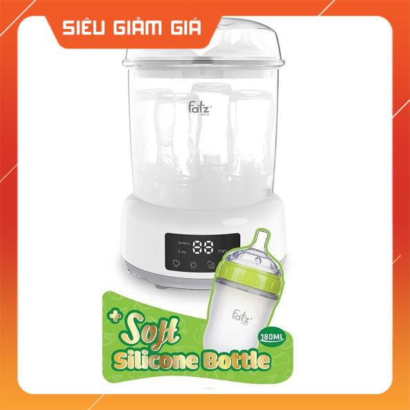 MÁY TIỆT TRÙNG SẤY KHÔ ĐIỆN TỬ chính hãng FATZ BABY FB4913KM - Tặng bình sữa Fatz 180ml