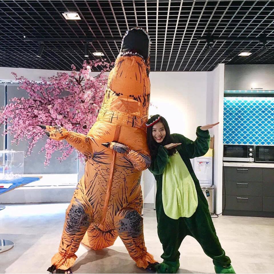 Khủng Long Xanh Liền Thân Hình Thú Cho Người Lớn Và Trẻ Em | BigBuy360 - bigbuy360.vn