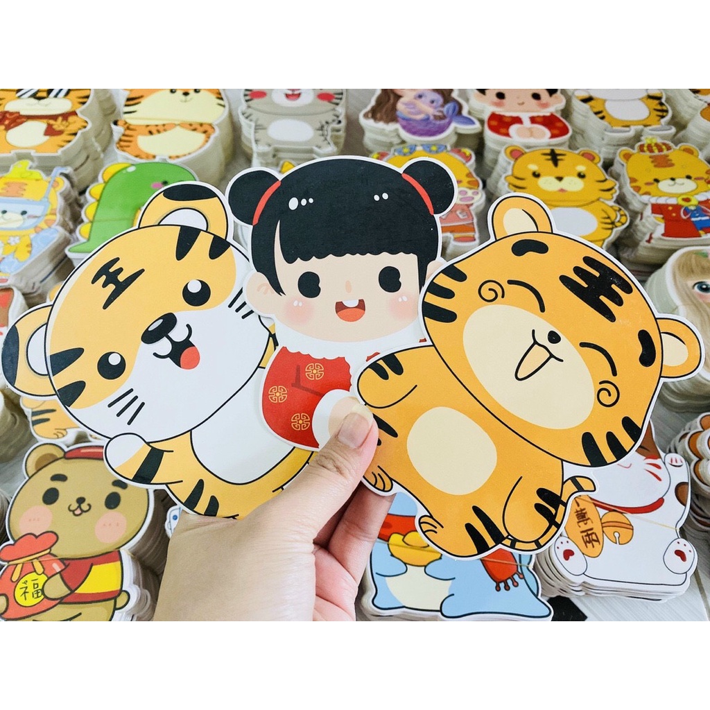 Combo bao lì xì Chibi hoạt hình ngộ nghĩnh