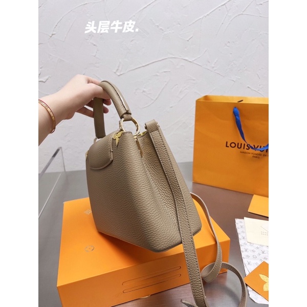 Túi xách Lóuisvuitton capucines sz 27 da bò hàng order trung