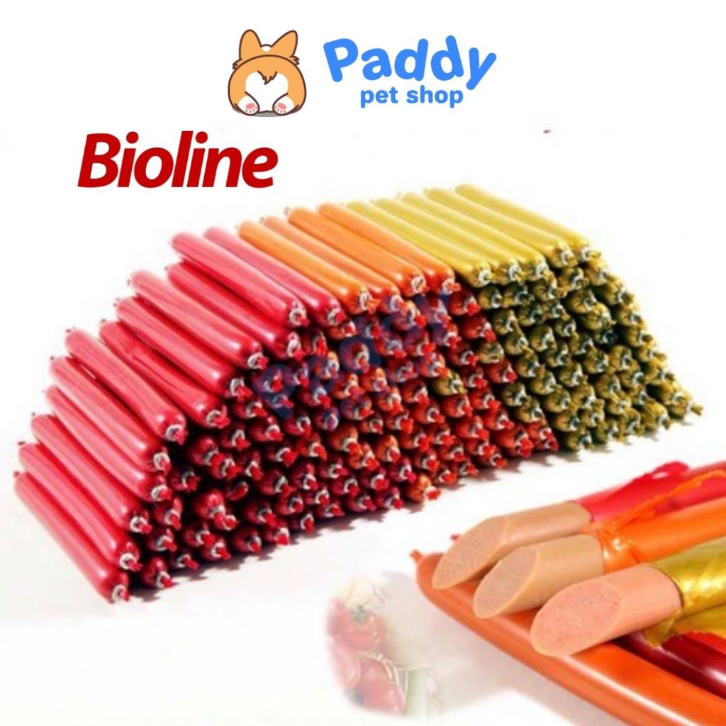 Xúc Xích Bioline Cho Chó Mèo Nhiều Vị Thơm Ngon