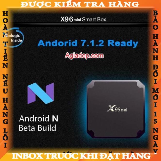 TV Box X96 mini 2G 16G - Xem truyền hình phim online youtube chơi games - Tivibox xịn cấu hình mạnh thientuy