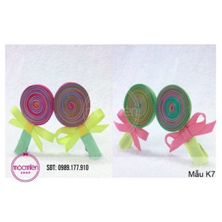 Kẹp tóc kẹo ngọt handmade