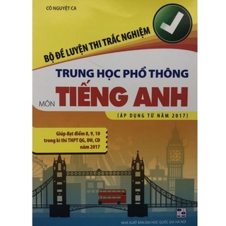 Sách - Bộ đề luyện thi trắc nghiệm trung học phổ thông môn Tiếng Anh
