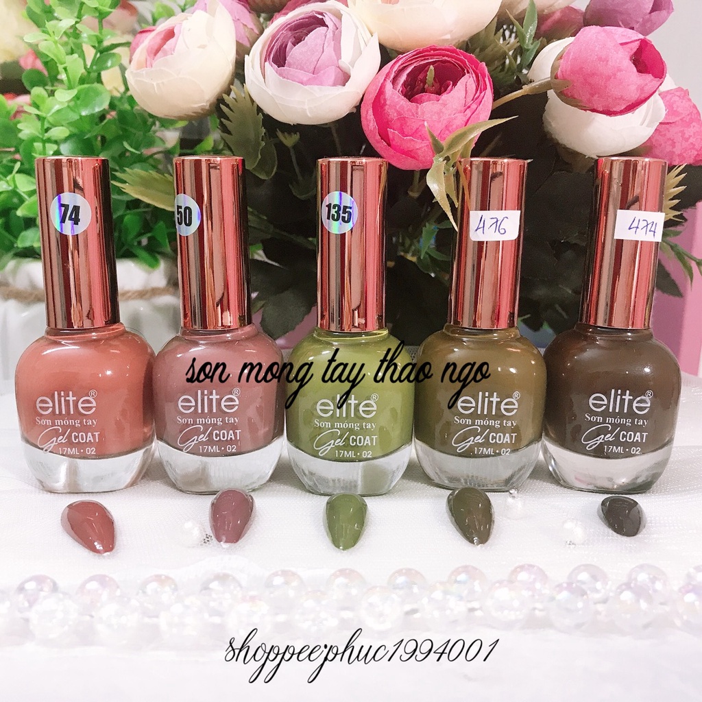 Sơn gel lạnh cao cấp Elite 17ml ( không cần hơ máy)