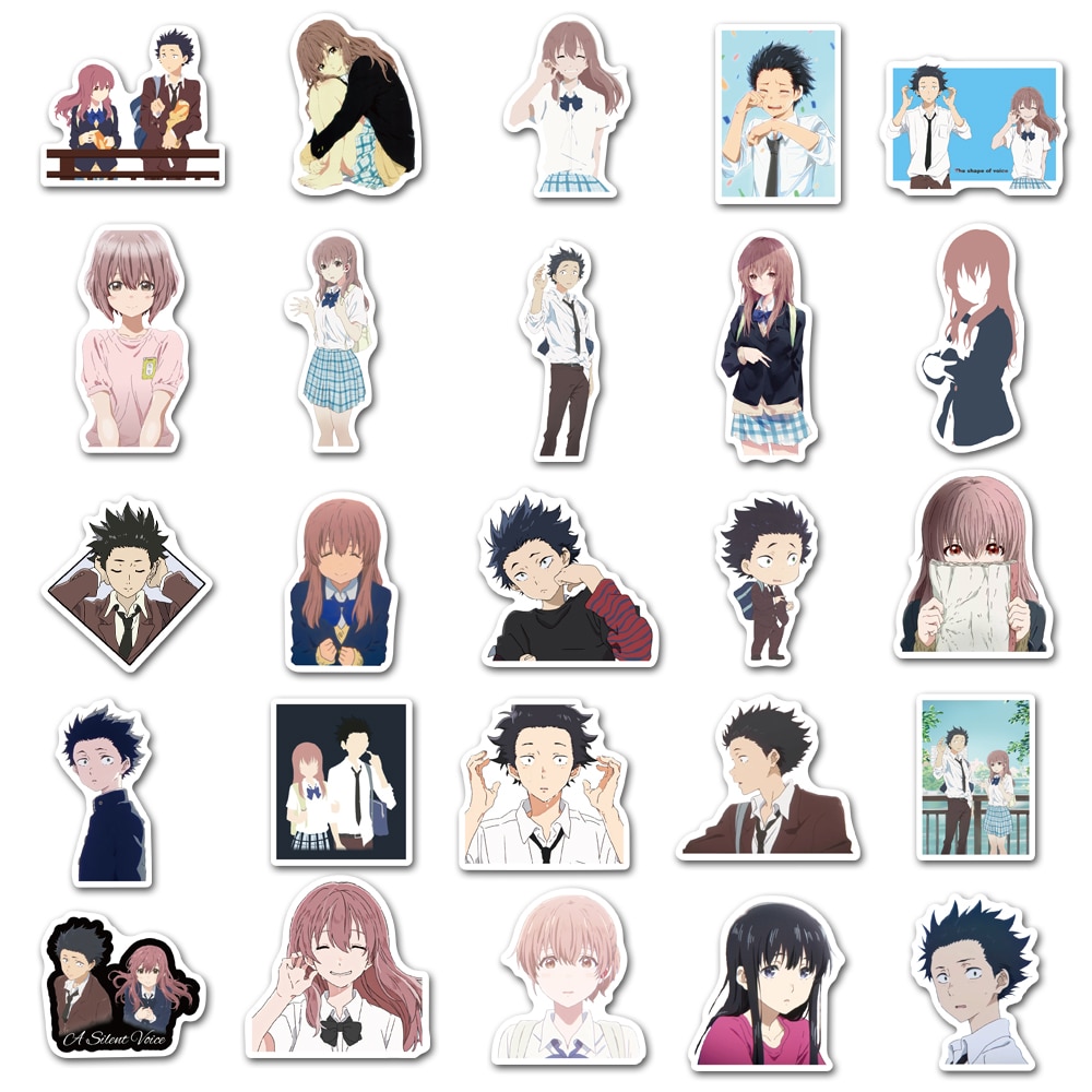 Set 50 miếng dán trang trí chống thấm nước họa tiết Graffiti độc đáo