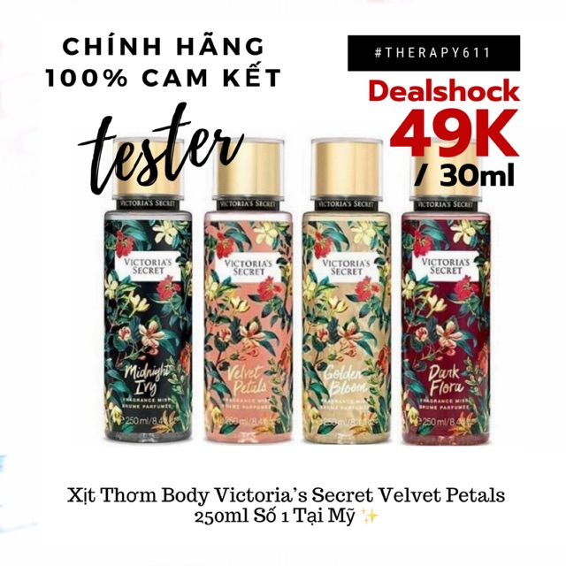 ..::✨Xịt Body Mist Dưỡng Thể Victoria’s Secret &quot;Wild Floral&quot; Fullseal 250ml✨::..