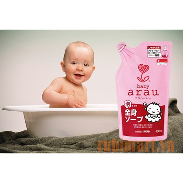 SỮA TẮM ARAU BABY DẠNG TÚI 400ML