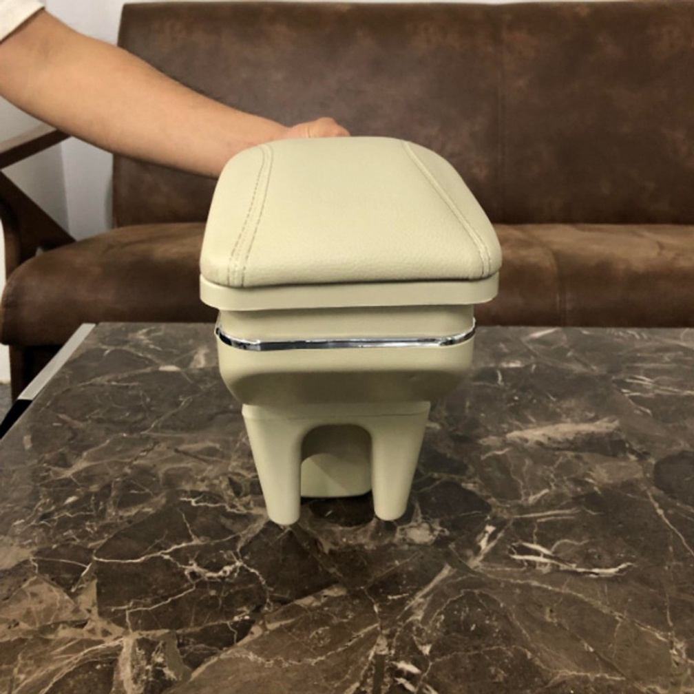 Hộp tỳ tay xe SWIFT cao cấp tích hợp cổng sạc USB - Bảo hành 12 tháng