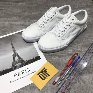 Giày Vans Old Skool trắng cổ thấp chính hãng