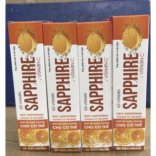 [Sủi Vitamin C Tăng sức đề kháng] Sapphire Bổ sung vitamin cho cơ thể Tăng cường sức đề kháng