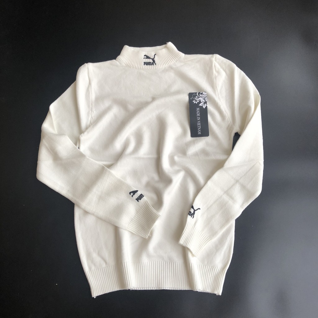 Áo len nam cổ cao, áo len nam cổ 3 phân thể thao