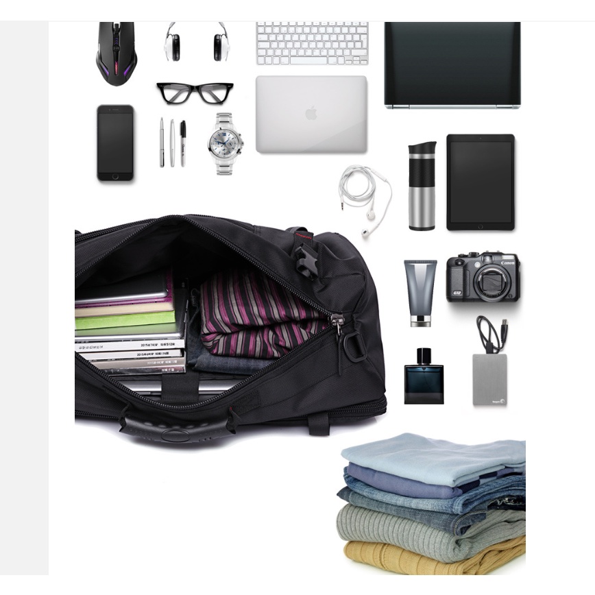 Túi xách du lịch đa chức năng thể thao nam công suất lớn phong cách châu âu