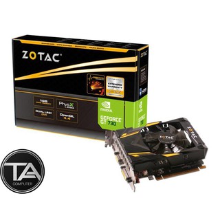 Card Màn Hình ZOTAC GT730 2Gb D5 Chơi PUBG,Fifa,LOL,... Maxsetting.