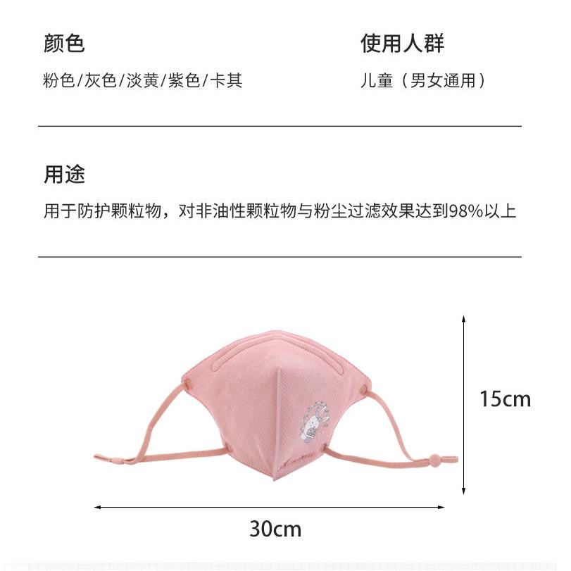 Khẩu Trang Vải Cotton Thoáng Khí Có Thể Giặt Và Tái Sử Dụng Cho Trẻ Em