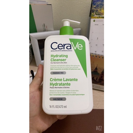 Sữa rửa mặt Cerave nội địa Pháp