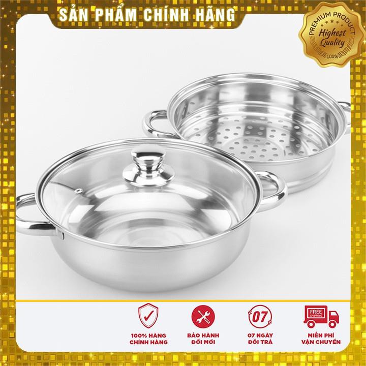 [HÀNG HOT] NỒI HẤP 2 TẦNG INOX DÀY DẶN MAGIC HOME