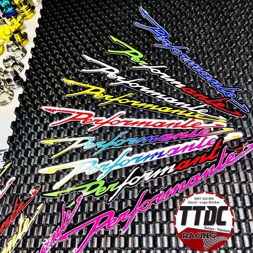 [ 1 cặp ] Tem Phản Quang Dán Phuộc Performante ✌