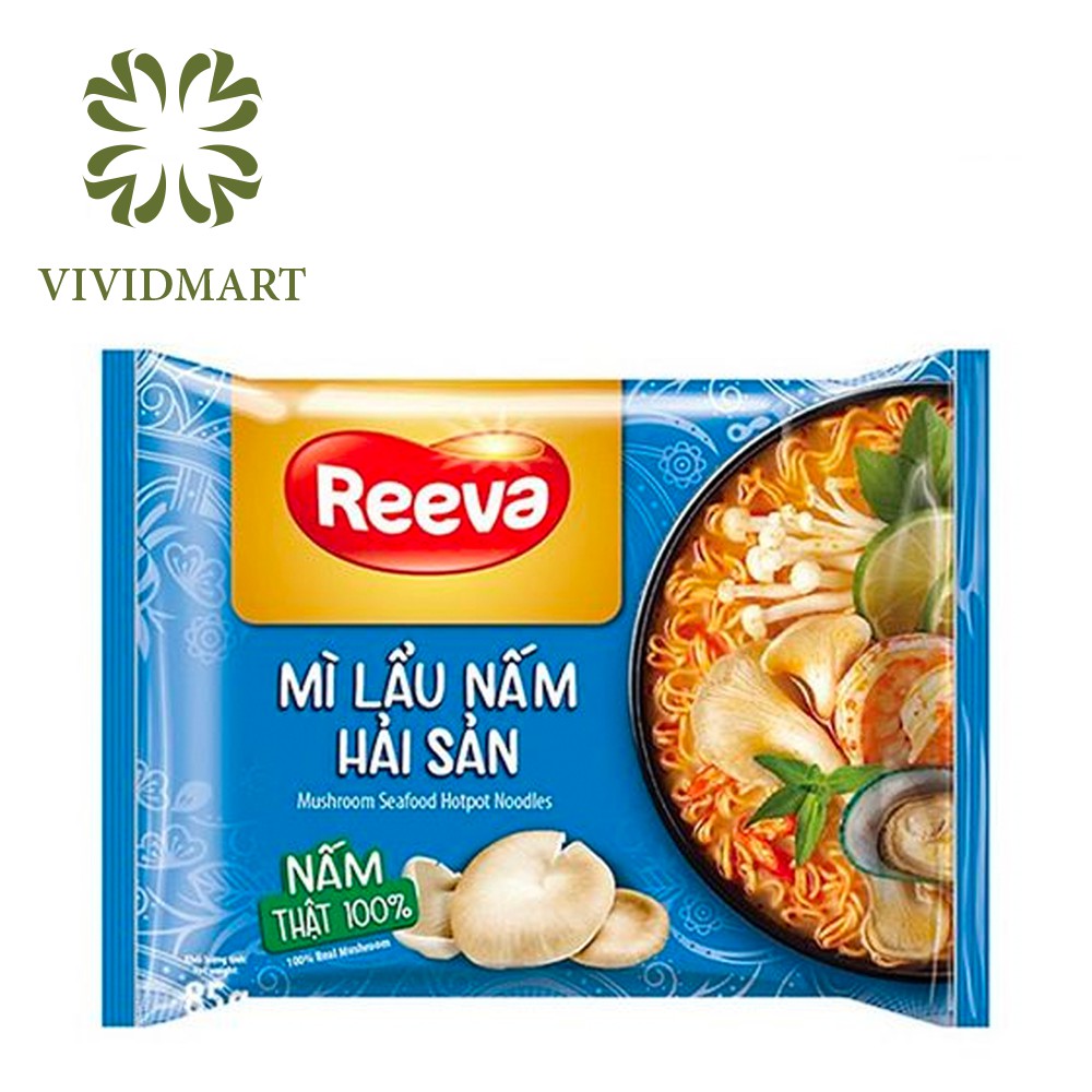 [Toàn quốc] MÌ REEVA 4 VỊ LẨU NẤM / LẨU BÒ NẤM CHUA CAY / LẨU NẤM HẢI SẢN / HẢI SẢN RONG BIỂN - GÓI 85g - UNIBEN | BigBuy360 - bigbuy360.vn